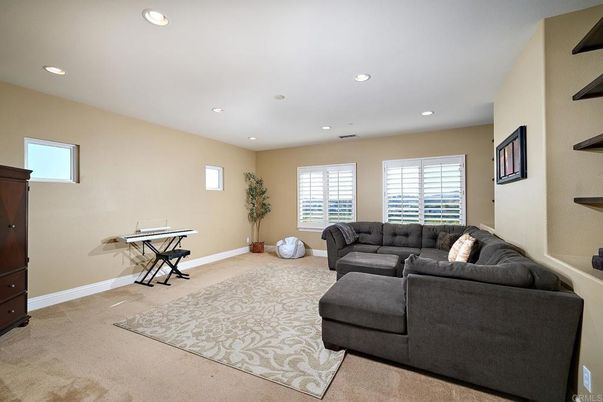 Interior, Living room, Recessed Lighting