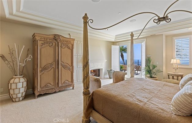 Bedroom, Fireplace, Interior, Recessed Lighting