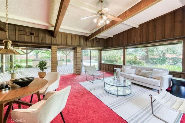 Interior, Living room, Wooden Beams