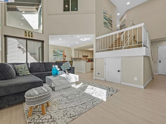 Interior, Kitchen, Living room, Recessed Lighting, Wood Texture Flooring