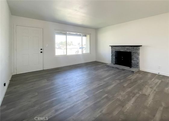 Empty room, Fireplace, Interior, Wood Texture Flooring