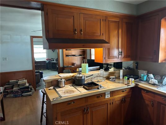 Interior, Kitchen, Wood Texture Flooring