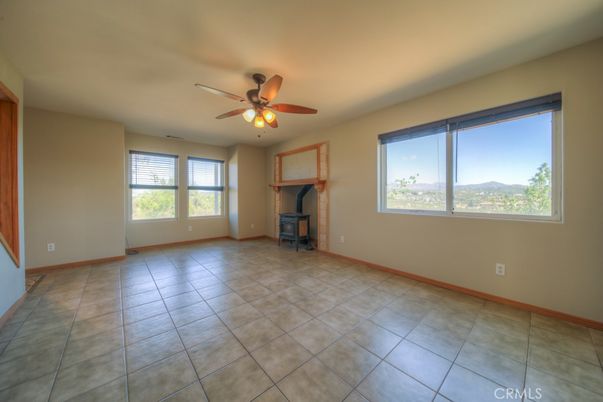 Empty room, Fireplace, Interior