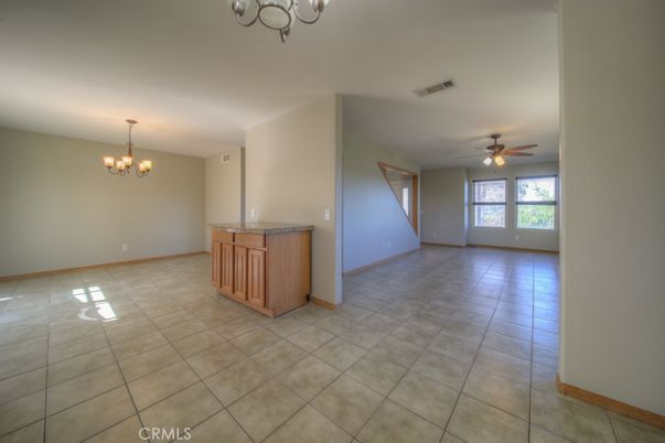 Chandelier, Empty room, Interior