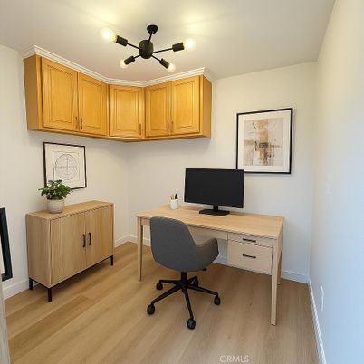 Home Office, Interior, Wood Texture Flooring