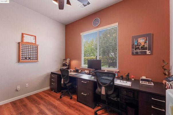 Home Office, Interior, Wood Texture Flooring