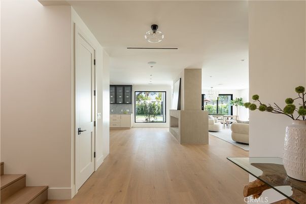 Dining room, Interior, Living room, Pendant Lights, Wood Texture Flooring