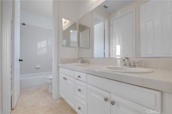 Bathroom, Dual Sink Vanities, Interior, Tile Countertops