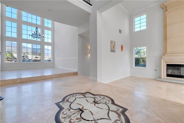 Empty room, Fireplace, Interior