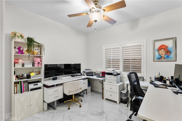 Home Office, Interior, Marble