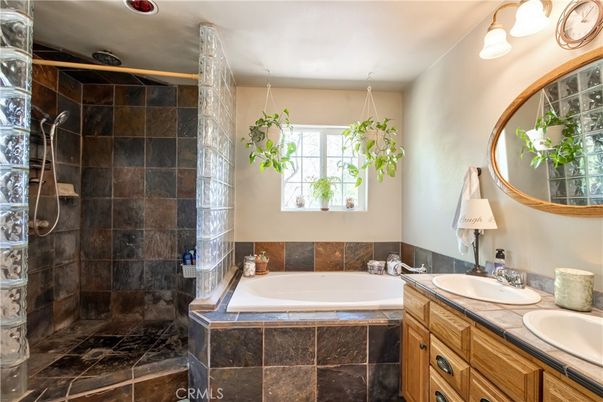 Bathroom, Dual Sink Vanities, Interior, Tile Countertops