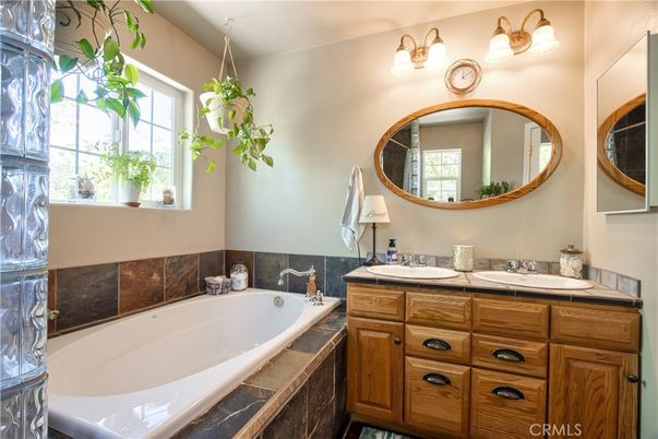 Bathroom, Dual Sink Vanities, Interior, Tile Countertops