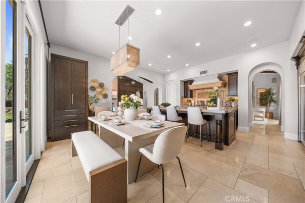 Chandelier, Dining room, Interior, Pendant Lights, Recessed Lighting