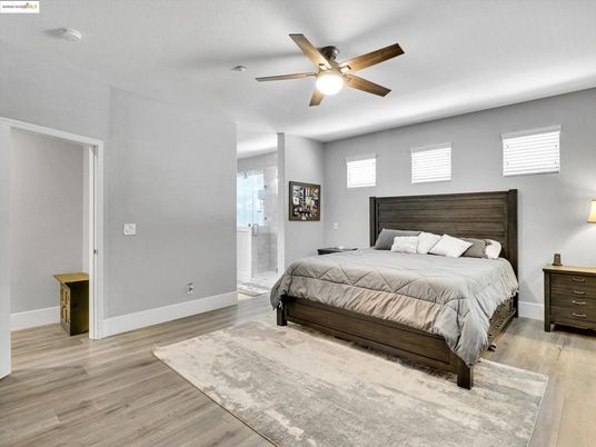 Bedroom, Interior, Wood Texture Flooring