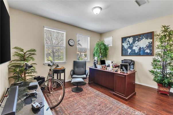 Home Office, Interior, Wood Texture Flooring