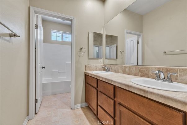 Bathroom, Dual Sink Vanities, Interior, Tile Countertops