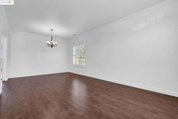 Chandelier, Empty room, Interior, Wood Texture Flooring