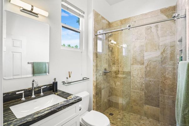 Bathroom, Glass Shower, Interior