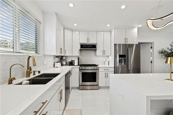 Interior, Kitchen, Recessed Lighting, Stainless Steel Appliances