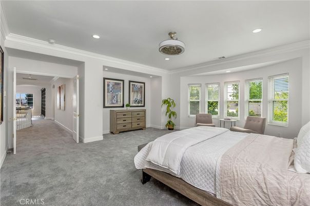Bedroom, Interior, Recessed Lighting