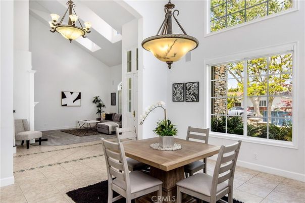 Dining room, Interior, Pendant Lights