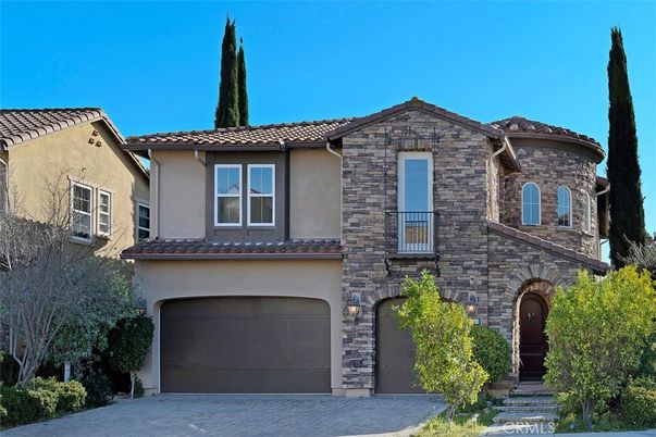 Attached, Exterior, Facade, Brick Facade, Mediterranean