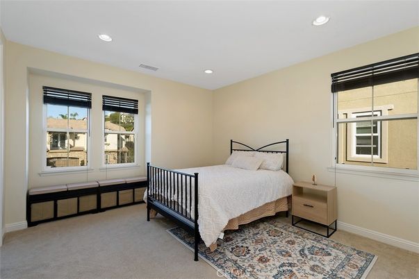 Bedroom, Interior, Recessed Lighting