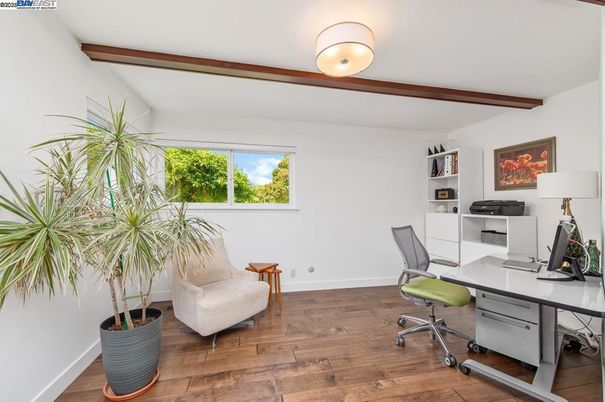 Home Office, Interior, Wooden Beams, Wood Texture Flooring