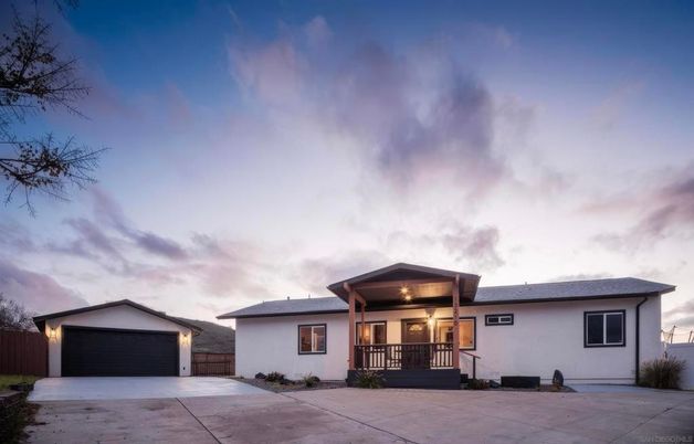Backyard, Detached Garage, Exterior, Facade, Ranch
