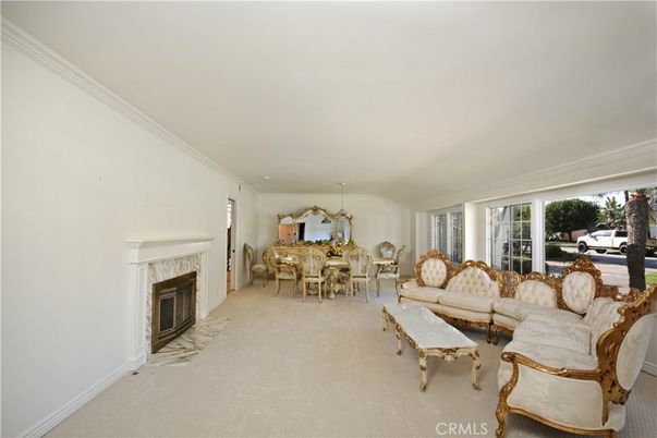 Chandelier, Dining room, Fireplace, Interior, Living room
