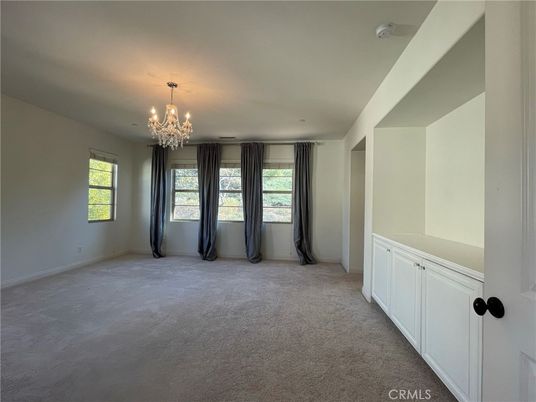 Chandelier, Empty room, Interior