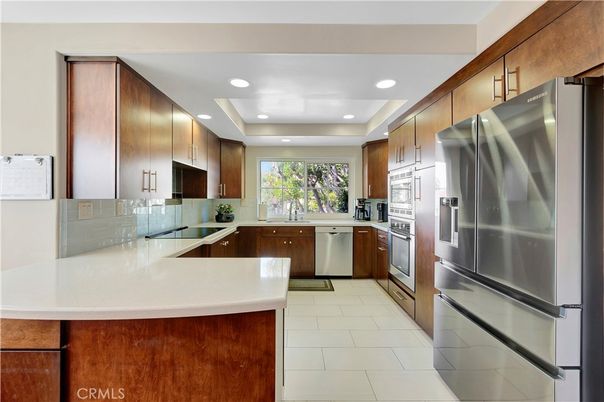 Interior, Kitchen, Recessed Lighting, Stainless Steel Appliances
