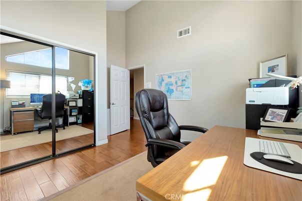 Home Office, Interior, Wood Texture Flooring