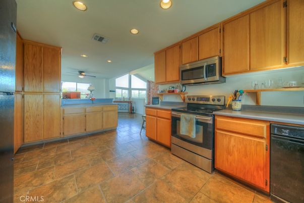 Interior, Kitchen, Recessed Lighting, Stainless Steel Appliances