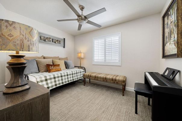 Bedroom, Interior, Piano