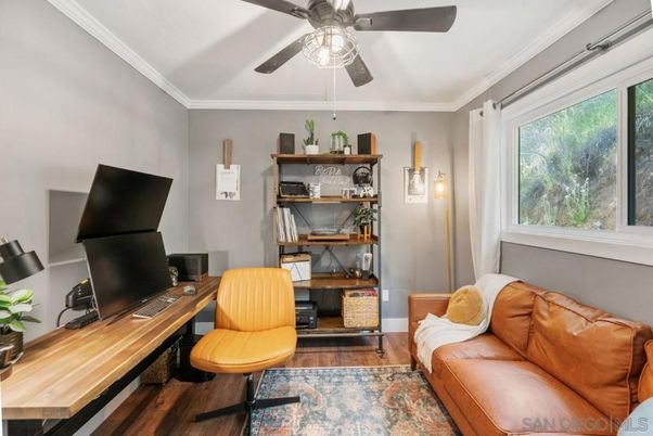 Home Office, Interior, Wood Texture Flooring