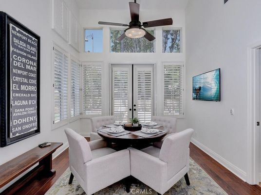Dining room, Interior, Wood Texture Flooring