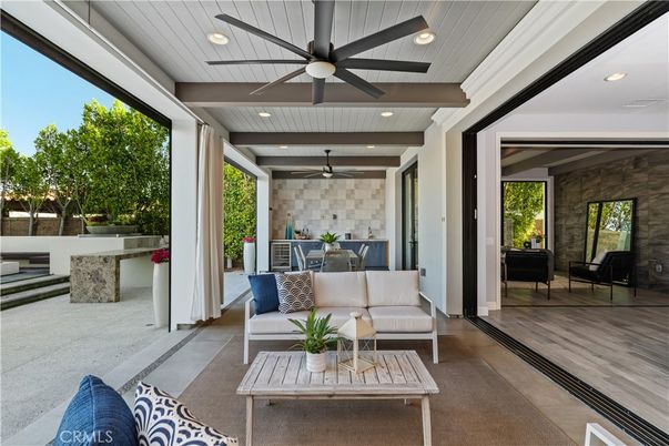 Interior, Living room, Recessed Lighting, Stone Walls