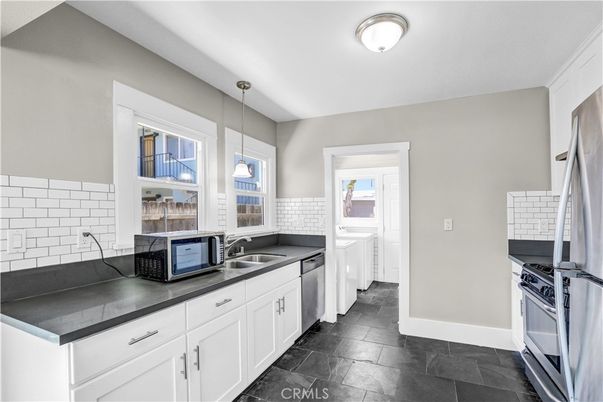 Interior, Kitchen, Pendant Lights, Stainless Steel Appliances