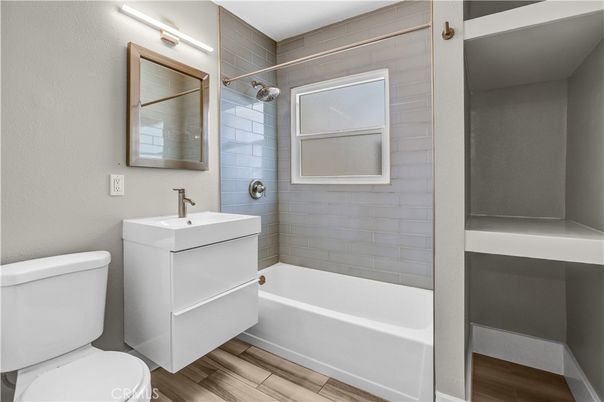 Bathroom, Interior, Wood Texture Flooring