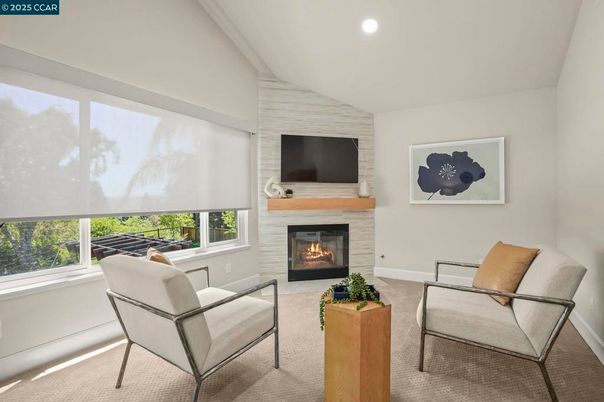 Fireplace, Interior, Living room, Recessed Lighting