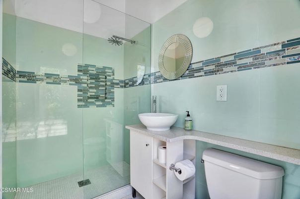 Bathroom, Glass Shower, Interior