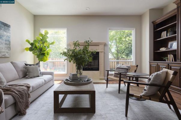 Fireplace, Interior, Living room, Wood Texture Flooring