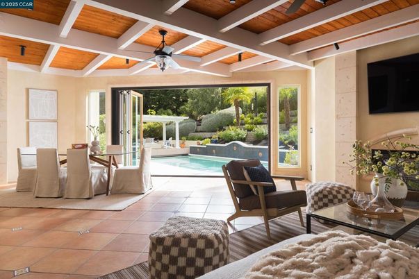 Interior, Pool, Wooden Ceilings