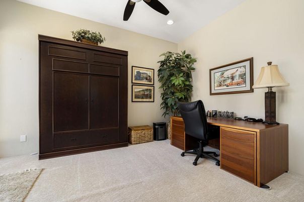Home Office, Interior, Recessed Lighting