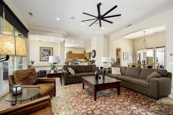 Dining room, Interior, Kitchen, Living room, Pendant Lights, Recessed Lighting