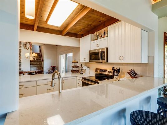 Interior, Kitchen, Stainless Steel Appliances, Wooden Beams, Wooden Ceilings
