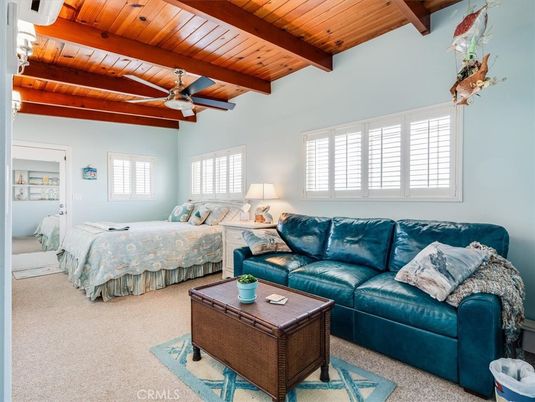 Bedroom, Interior, Wooden Beams, Wooden Ceilings