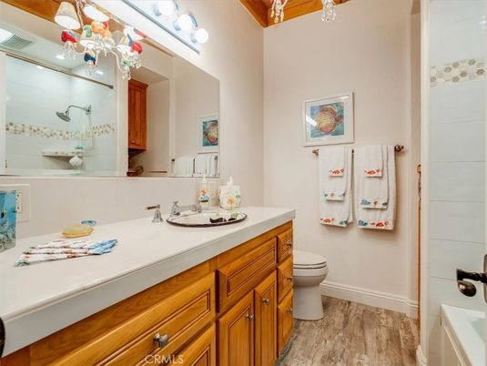 Bathroom, Interior, Wood Texture Flooring