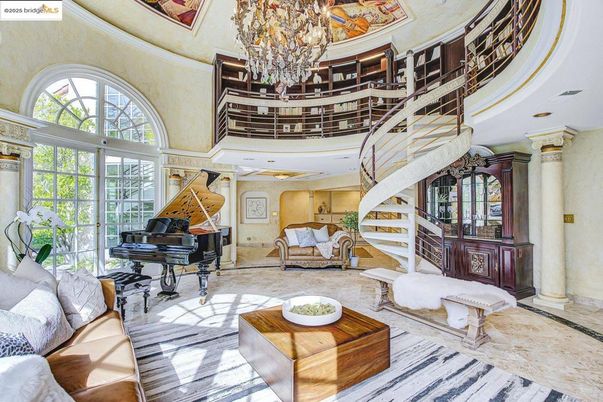 Chandelier, Interior, Living room, Piano, Recessed Lighting